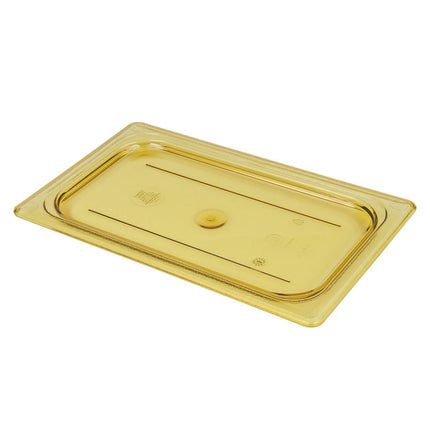 Cambro 40HPC150 Nắp Khay Thực Phẩm H-Pan - Cỡ 1/4, Chống Dính, Phẳng, Màu Hổ Phách