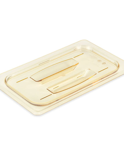 Nắp Khay Thực Phẩm H-Pan Cambro 40HPCH150 - Cỡ 1/4, Chống Dính, Phẳng Có Tay Cầm, Màu Hổ Phách