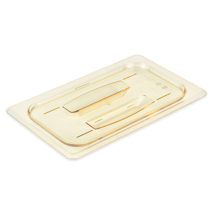 Nắp Khay Thực Phẩm H-Pan Cambro 40HPCH150 - Cỡ 1/4, Chống Dính, Phẳng Có Tay Cầm, Màu Hổ Phách