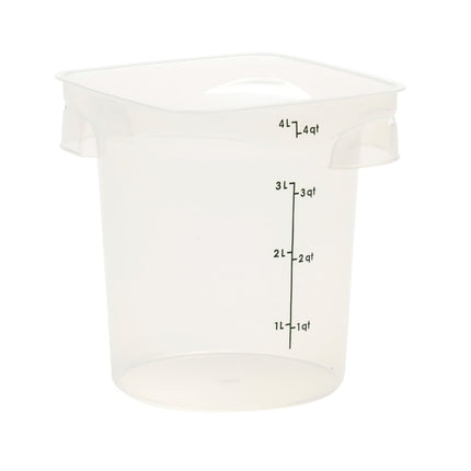 Cambro 4RFSPROPP190 Hộp Đựng Thực Phẩm Tròn CamRound® FreshPro 3.8 lít - Polypropylene, Trong Mờ