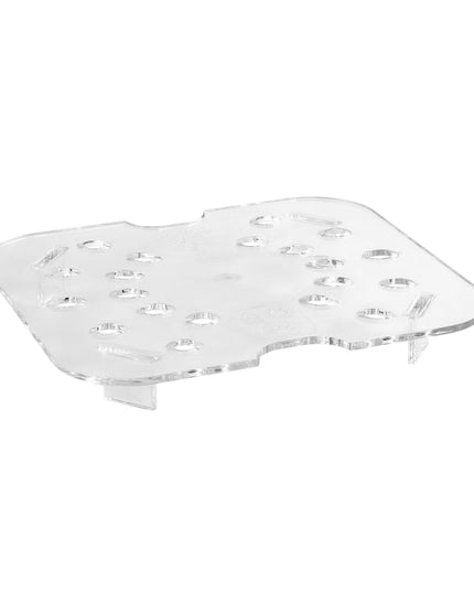Cambro 60CWD135 Camwear Khay Ráo Nước Khay Đựng Thực Phẩm - Kích Thước 1/6, Trong Suốt
