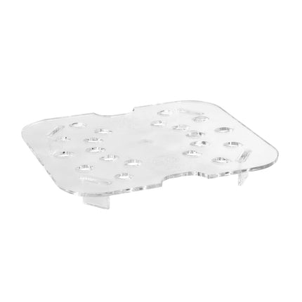 Cambro 60CWD135 Camwear Khay Ráo Nước Khay Đựng Thực Phẩm - Kích Thước 1/6, Trong Suốt
