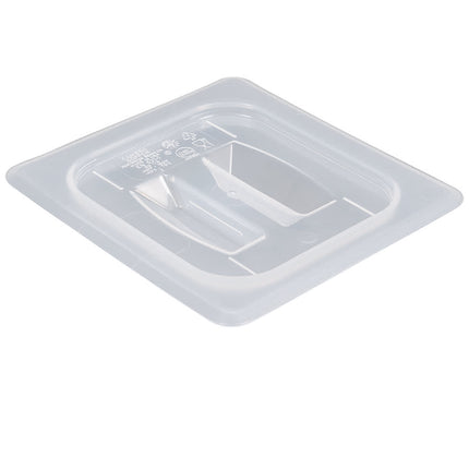 Cambro 60PPCH190 Nắp Khay Thực Phẩm - Cỡ 1/6, Tay Cầm, Trong Mờ