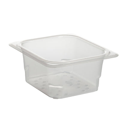 Cambro 63CLRPP190 Rổ Lọc Khay Thực Phẩm - Cỡ 1/6, Sâu 7.6 cm, Trong Mờ