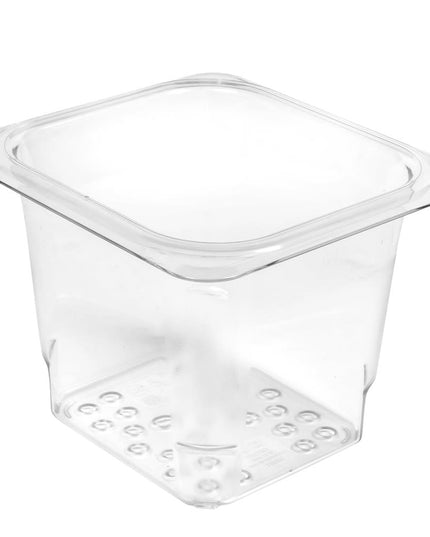 Cambro 65CLRCW135 Camwear Rổ Lọc - Cỡ 1/6, 12.7 cm Sâu, Trong Suốt
