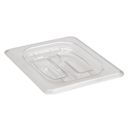 Cambro 80CWCH135 Camwear® Nắp Khay Thực Phẩm Cỡ 1/8 Có Tay Cầm - Polycarbonate, Trong Suốt