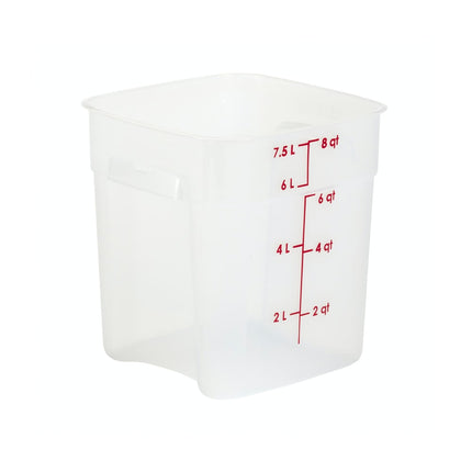 Hộp Đựng Thực Phẩm Vuông FreshPro Cambro 8SFSPROPP190 7.6 lít - CamSquare®, Polypropylene, Trong Mờ