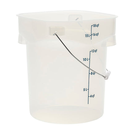 Cambro PWB22PROPP190 Thùng Đựng Thực Phẩm CamRound® FreshPro 20.8 lít. Quai Xách - Polypropylene, Trong Mờ
