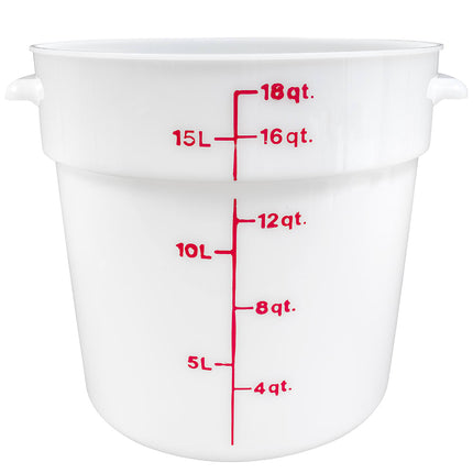 Hộp Đựng Thực Phẩm Tròn Cambro RFS18148 17 lít - Trắng Tự Nhiên