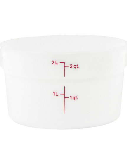 Hộp Đựng Thực Phẩm Tròn Cambro RFS2148 1.9 lít - Trắng Tự Nhiên