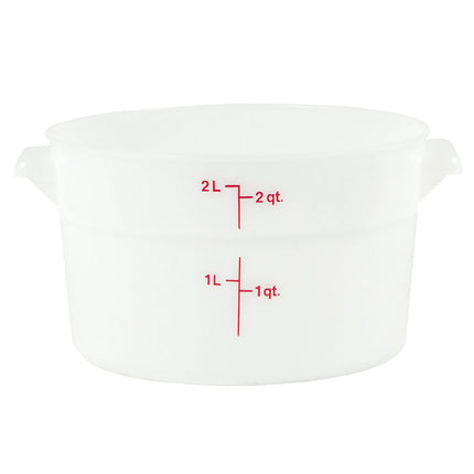Hộp Đựng Thực Phẩm Tròn Cambro RFS2148 1.9 lít - Trắng Tự Nhiên