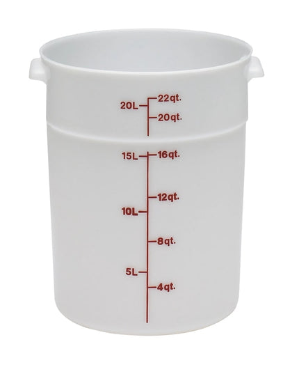 Cambro RFS22148 Hộp Đựng Thực Phẩm Tròn 20.8 lít - Trắng Tự Nhiên