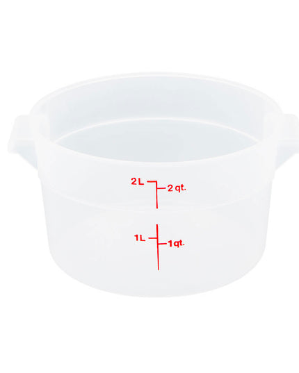 Hộp Đựng Thực Phẩm Tròn Cambro RFS2PP190 1.9 lít - Trong Mờ