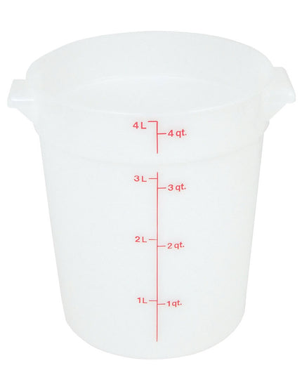Hộp Đựng Thực Phẩm Tròn Cambro RFS4148 3.8 l - Trắng Tự Nhiên
