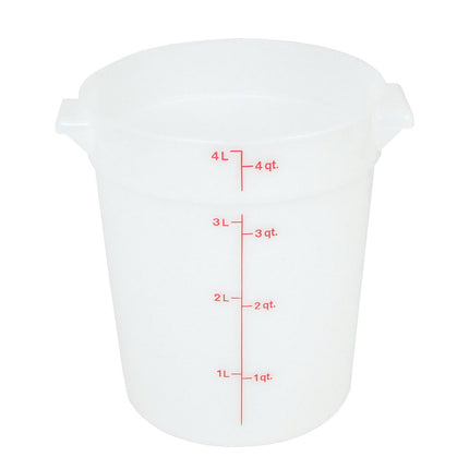 Hộp Đựng Thực Phẩm Tròn Cambro RFS4148 3.8 l - Trắng Tự Nhiên