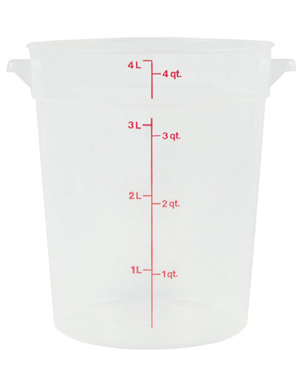 Cambro RFS4PP190 Hộp Đựng Thực Phẩm Tròn 3.8 lít - Trong Mờ