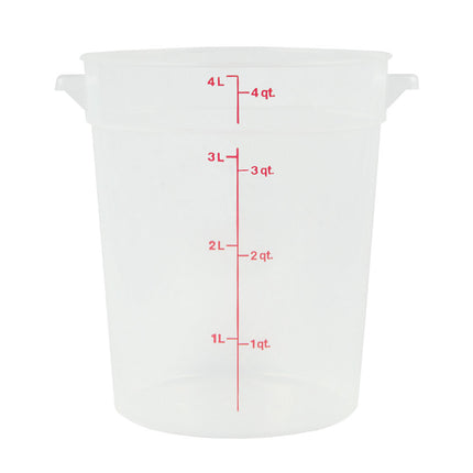 Cambro RFS4PP190 Hộp Đựng Thực Phẩm Tròn 3.8 lít - Trong Mờ