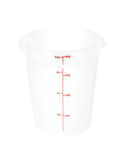 Cambro RFS8148 Hộp Đựng Thực Phẩm Tròn 7.6 lít - Trắng Tự Nhiên
