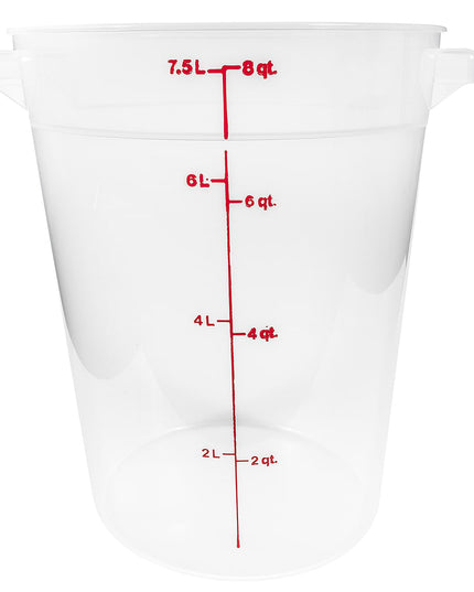 Hộp Đựng Thực Phẩm Tròn Cambro RFS8PP190 7.6 lít - Trong Mờ