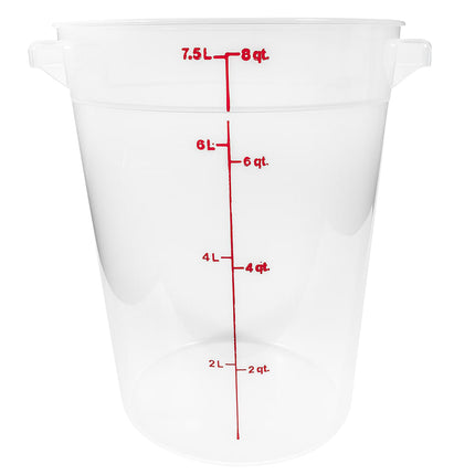 Hộp Đựng Thực Phẩm Tròn Cambro RFS8PP190 7.6 lít - Trong Mờ
