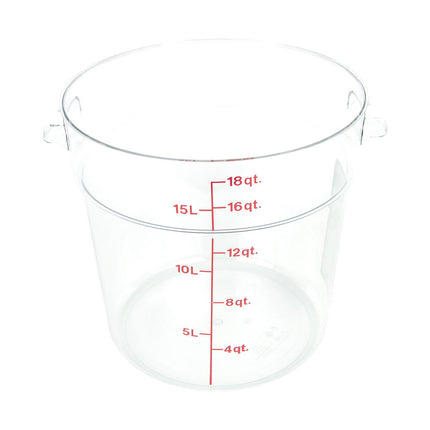 Cambro RFSCW18135 Hộp Đựng Thực Phẩm Tròn Camwear 17 lít - Trong Suốt