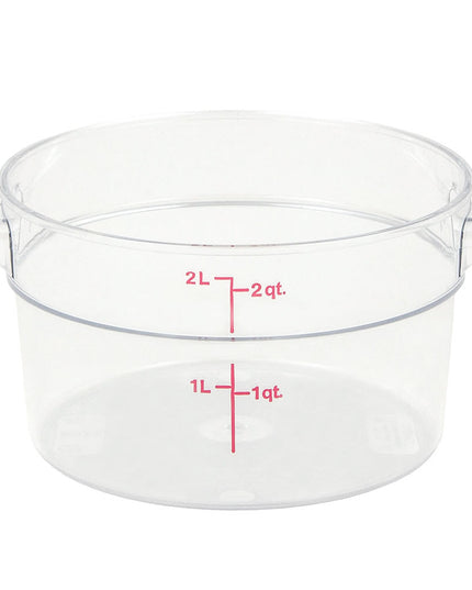 Hộp Đựng Thực Phẩm Tròn Cambro RFSCW2135 1.9 lít Camwear - Trong Suốt