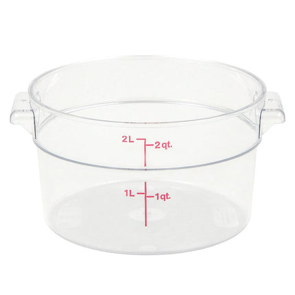 Hộp Đựng Thực Phẩm Tròn Cambro RFSCW2135 1.9 lít Camwear - Trong Suốt