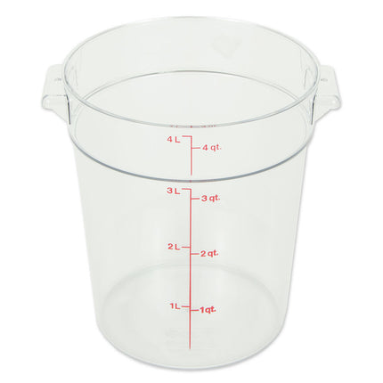 Hộp Đựng Thực Phẩm Tròn Cambro RFSCW4135 3.8 lít Camwear - Trong Suốt