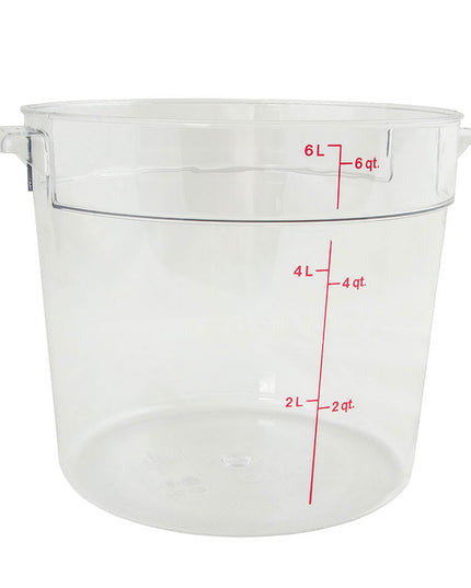 Cambro RFSCW6135 Hộp Đựng Thực Phẩm Tròn Camwear 5.7 lít - Trong Suốt
