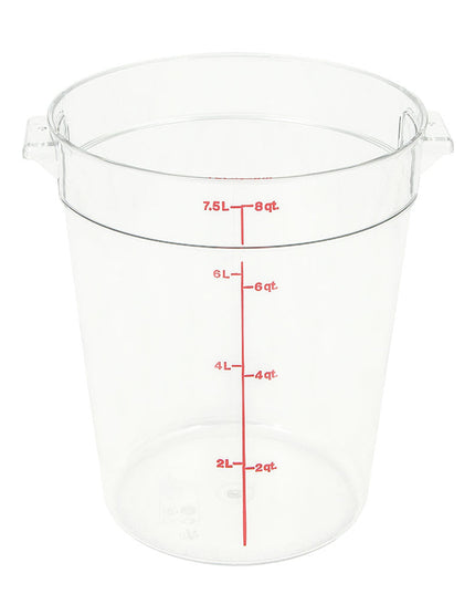 Hộp Đựng Thực Phẩm Tròn Cambro RFSCW8135 7.6 lít Camwear - Trong Suốt