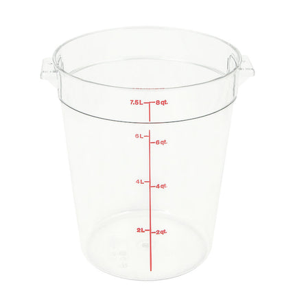 Hộp Đựng Thực Phẩm Tròn Cambro RFSCW8135 7.6 lít Camwear - Trong Suốt