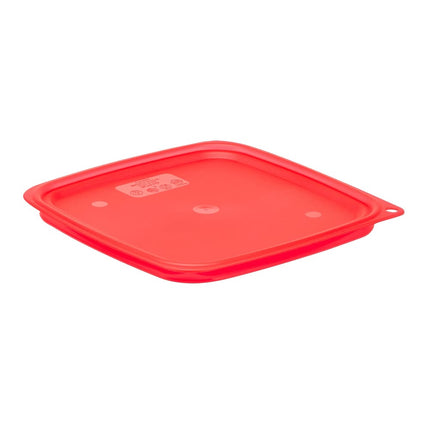 Nắp Cambro SFC6FPPP266 CamSquare® FreshPro Cho Hộp Đựng 6 & 7.6 lít, Polyethylene, Đỏ Trong Mờ
