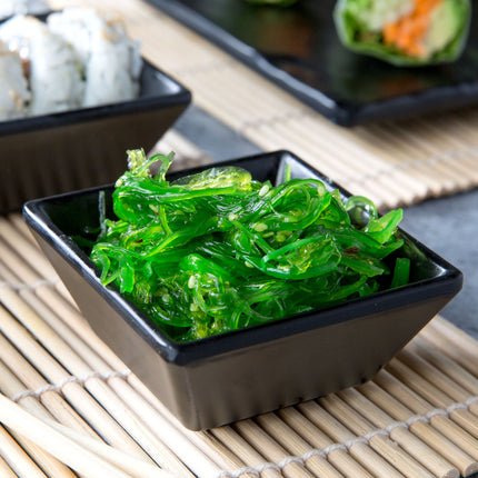 Chén ramekin melamine vuông Elite Global Solutions Zen JW33 màu đen 118 ml - Thùng 6 cái