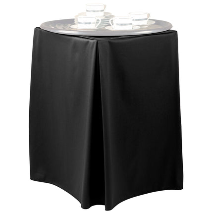 Vỏ bọc giá đỡ khay Snap Drape Wyndham đen 48 x 43 x 76 cm