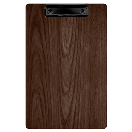 Kẹp thực đơn / bìa hóa đơn gỗ Menu Solutions WDCLIP-A màu óc chó 14 x 22 cm