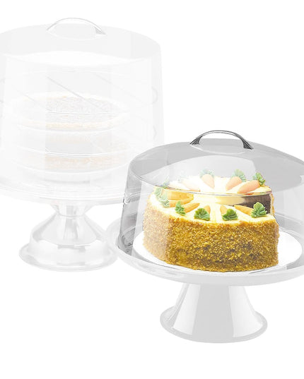 Nắp Đậy Bánh Tròn Cal-Mil P302 30.5 cm Acrylic Trong Suốt, Cao 15 cm