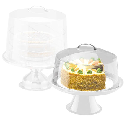 Nắp Đậy Bánh Tròn Cal-Mil P302 30.5 cm Acrylic Trong Suốt, Cao 15 cm