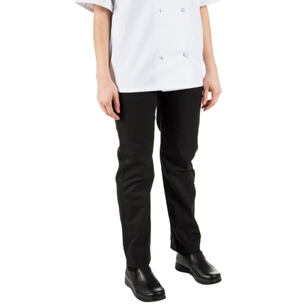 Quần bếp nữ xếp ly Mercer Culinary Renaissance M62120BK màu đen - 2XL