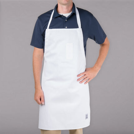 Tạp dề yếm dài điều chỉnh được vải poly-cotton có thể tùy chỉnh Chef Revival trắng