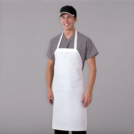Tạp dề yếm polyester có thể tùy chỉnh Chef Revival trắng