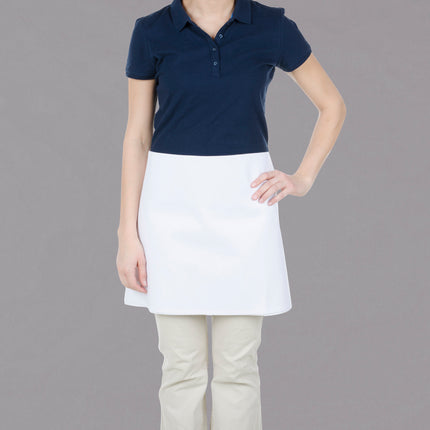 Tạp dề nửa thân vải poly-cotton có thể tùy chỉnh Chef Revival trắng