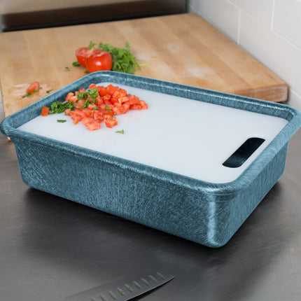 Bộ khay sâu và thớt HS Inc. HS1050C Prep n Serve màu việt quất 26 x 39 cm