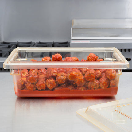 Hộp đựng thực phẩm nhựa polycarbonate Cambro Camwear 12186CW464 46 x 30 x 15 cm màu vàng