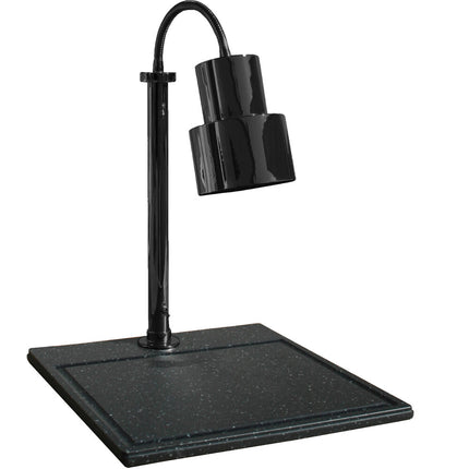 Trạm cắt thịt đèn đơn Hanson Heat Lamps SLM/BB/200ST/B kiểu Streamline 46 x 51 cm màu đen đế granite tổng hợp
