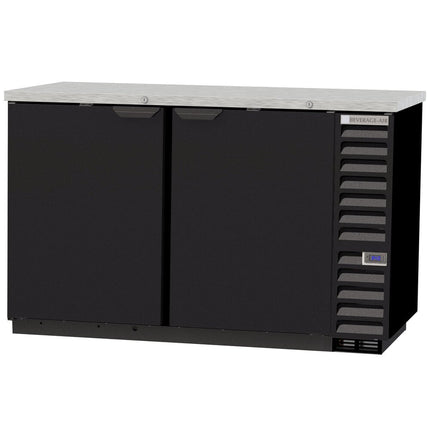 Tủ mát quầy bar cửa đặc chiều cao quầy đen Beverage-Air BB58HC-1-B-ALT 150 cm - Máy nén bên phải