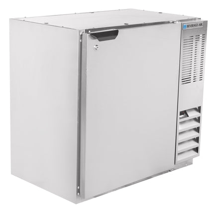 Tủ mát quầy bar cửa kín inox Beverage-Air BB36HC-1-S 91 cm