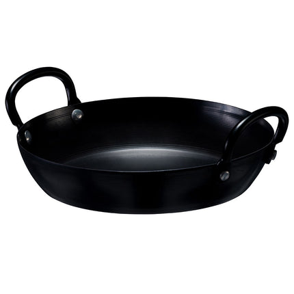 Chảo Chiên Thép Carbon Browne 573748 19.8 cm 2 Tay Cầm Tán Đinh