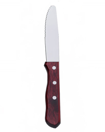 Dao Steak Browne 574340 25.4 cm Đầu Tròn Thép Không Gỉ Cán Gỗ Pakka