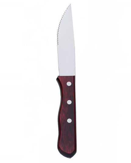 Dao Bít Tết Browne 574341 25.4 cm Đầu Nhọn Jumbo Thép Không Gỉ Tay Pakkawood