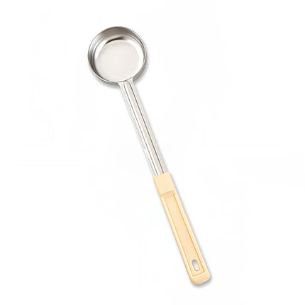Thìa Chia Phần Đặc Browne 5757430 89 ml 27.3 cm Tay Cầm Nhựa Be Có Rãnh